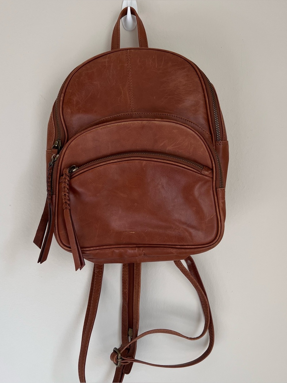 Tommy Bahama Leather Mini Backpack in Brown Stylish Bag